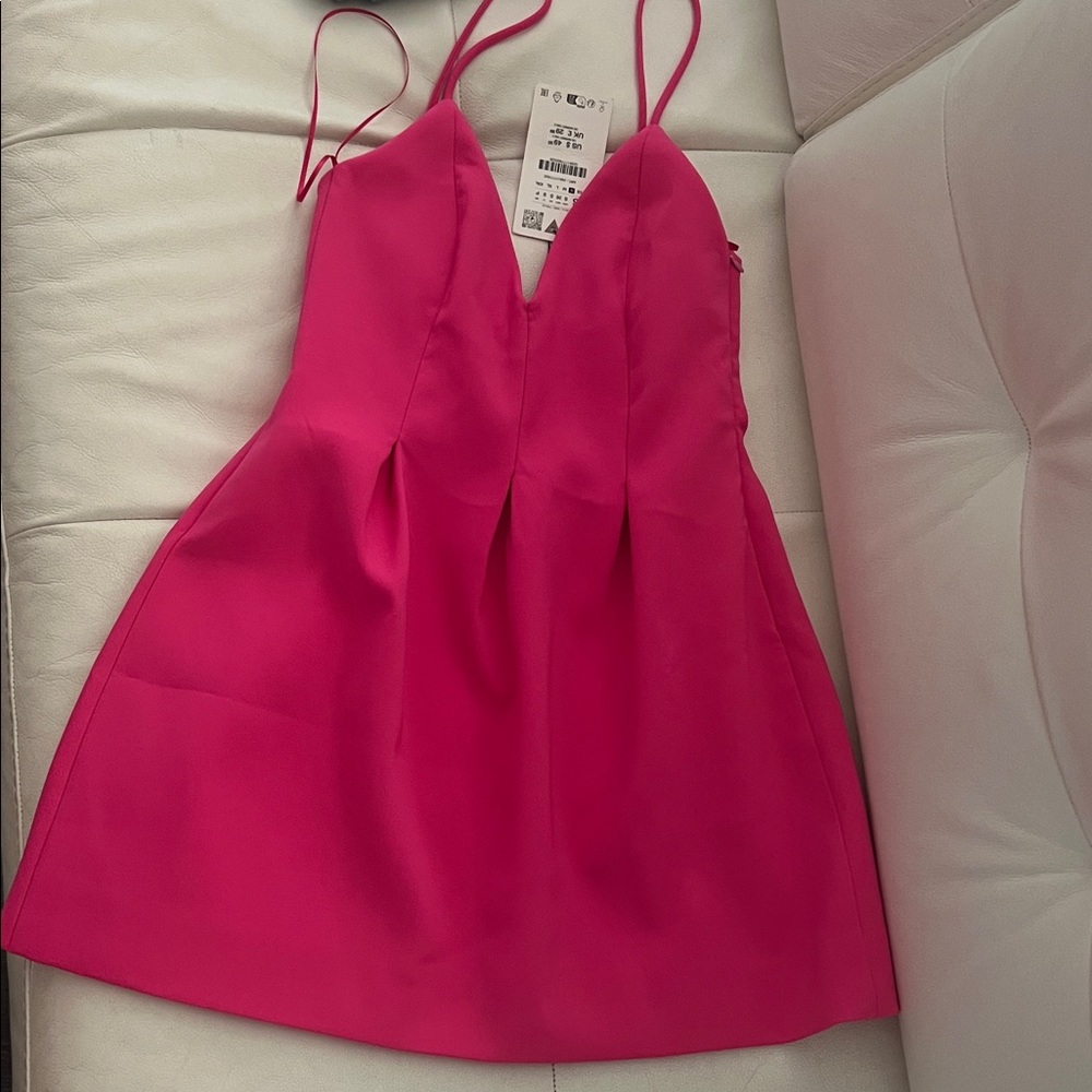 Zara Vibrant Pink Formal Dress